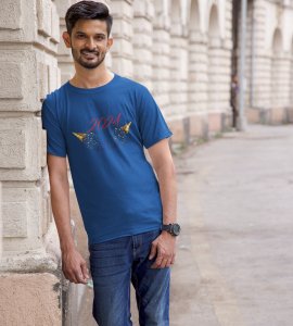 It's A New YearBlue Graphic Printed T-shirt For Mens Boys