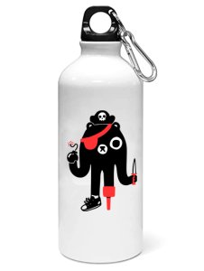 Pirates - Sipper bottle of illustration designs