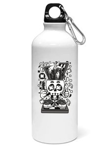 Crying skull- Sipper bottle of illustration designs