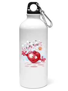 Heart cracker- Sipper bottle of illustration designs