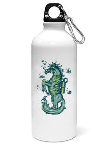 Seahorse- Sipper bottle of illustration designs