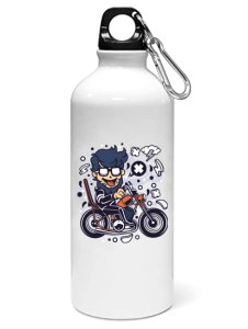 Motorbike - Sipper bottle of illustration designs