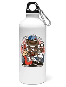 Doing party- Sipper bottle of illustration designs