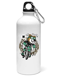 Fox on bike- Sipper bottle of illustration designs