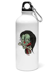 Ghost eating bone- Sipper bottle of illustration designs