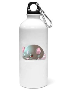 Sleepy mouse- Sipper bottle of illustration designs