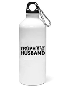 Trophy husband- Sipper bottle of illustration designs
