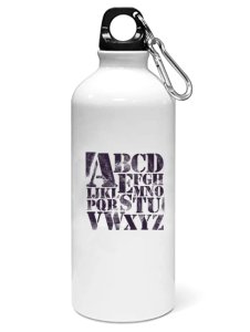 A-Z - Sipper bottle of illustration designs