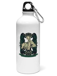 Ghost with harmonium- Sipper bottle of illustration designs