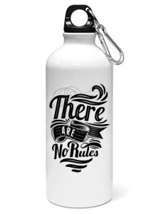 There are no rules - Sipper bottle of illustration designs