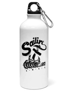 Sailing- Sipper bottle of illustration designs