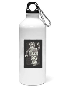 Robot - Sipper bottle of illustration designs