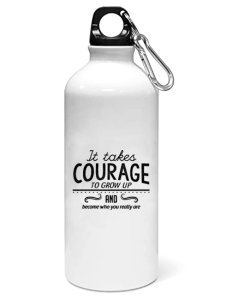 Courage - Sipper bottle of illustration designs