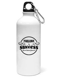 Failure is sucess - Sipper bottle of illustration designs