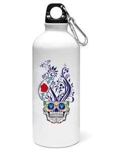 Open skull - Sipper bottle of illustration designs