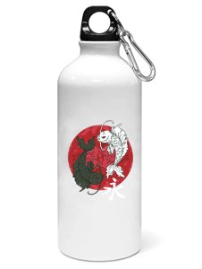 Angry fishes - Sipper bottle of illustration designs