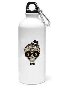 Goggles (Black) - Sipper bottle of illustration designs