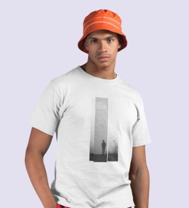 Soltitude, White Bold & Beyond: Front Printed Oversized Tee - Men's Streetwear Upgrade