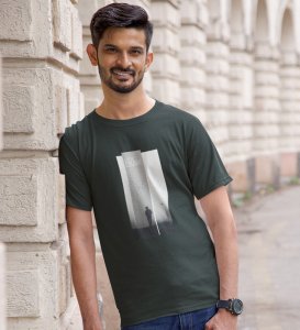 Soltitude, Green Bold & Beyond: Front Printed Oversized Tee - Men's Streetwear Upgrade