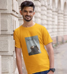 Inadequate, City Lights Collection: Yellow Front Graphic Oversized Tee - Men's Style Defined