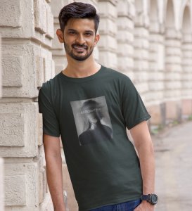 Astigmatism, Green Bold Impressions: Front Printed Men's Oversized Tee - City Style Defined