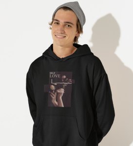Pride, City Chic: Explore Fashion withBlack Oversized Round Neck Hoodies for Men