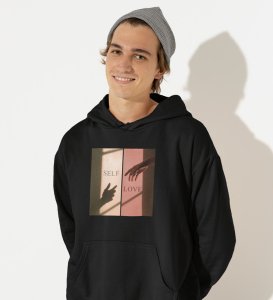 Amour Propre byBlack Signature Style: Front Printed Men's Hoodies - A Modern Statement