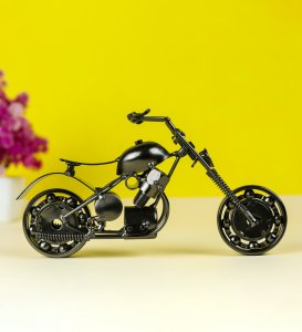Amazing Unique Stainless Steel Cruiser Crafted Bike, Best For Gifting And Unique Showpiece