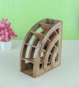 Wooden Handcrafted Multiple Remote Storage, Best For House Use