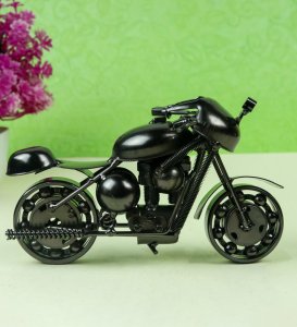Unique Stainless Steel Sports Crafted Bike, Best For Gifting And Unique Showpiece