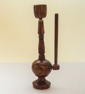 Unique Wooden Handcrafted Hookah, Best For Gifting And Showpiece Use