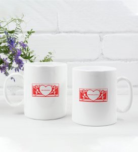 Mr Khadoos/Mrs Beautiful Printed Coffee Mug For Couples