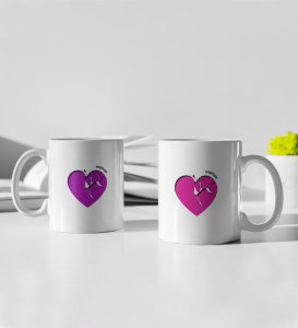 HeartBreaks Printed Coffee Mugs For Couple