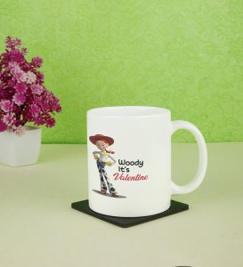 It's Valentine Baby: Coffee Mug With Holding Hook, Best Gift For Singles
