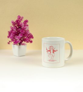 Love is Infinite : Printed Coffee Mug With Holding Hook, Best Gift For Singles