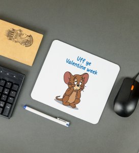 Oh No Valentine: Attractive Printed Mouse Pad