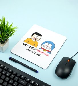 Let's Celebrate Valentine: Printed Mouse Pad, Best Gift For Singles
