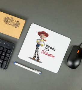 It's Valentine Baby: Mouse Pad With Holding Hook, Best Gift For Singles
