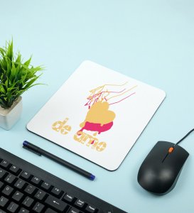 Te Amo: Sublimation Printed Mouse Pad, Best Gift For Singles
