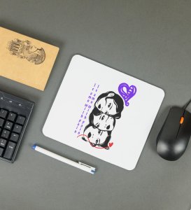 Life With Pain: Mouse Pad With Holding Hook, Best Gift For Singles