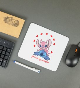 Love Drives You Crazy: Mouse Pad With Holding Hook, Best Gift For Singles
