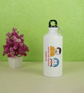 Let's Celebrate Valentine: Printed Aluminium Sports Sipper (750 ml), Best Gift For Singles