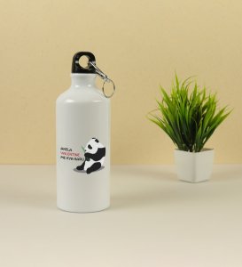 Alone Forever: Sublimation Printed Aluminium Water Bottle 750ml, Best Gift For Singles
