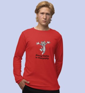 Tom Is Mad In Love: (red) Full Sleeve T-Shirt For Singles