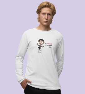 This Valentine I Am Safe: Sublimation Printed (white) Full Sleeve T-Shirt For Singles
