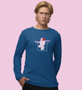 Te Amo Te Quiero: (blue) Full Sleeve T-Shirt For Singles