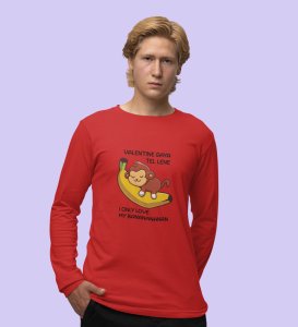 I Love Myself: (red) Full Sleeve T-Shirt For Singles