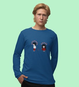 Deep Connection: (blue) Full Sleeve T-Shirt For Singles