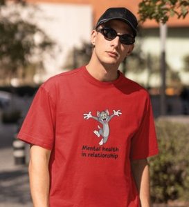 Tom Is Mad In Love: (Red) T-Shirt For Singles