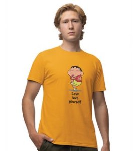 Self-Love : Amazingly Printed (yellow) T-Shirt For Singles
(yellow) T-Shirt For Singles With Print
